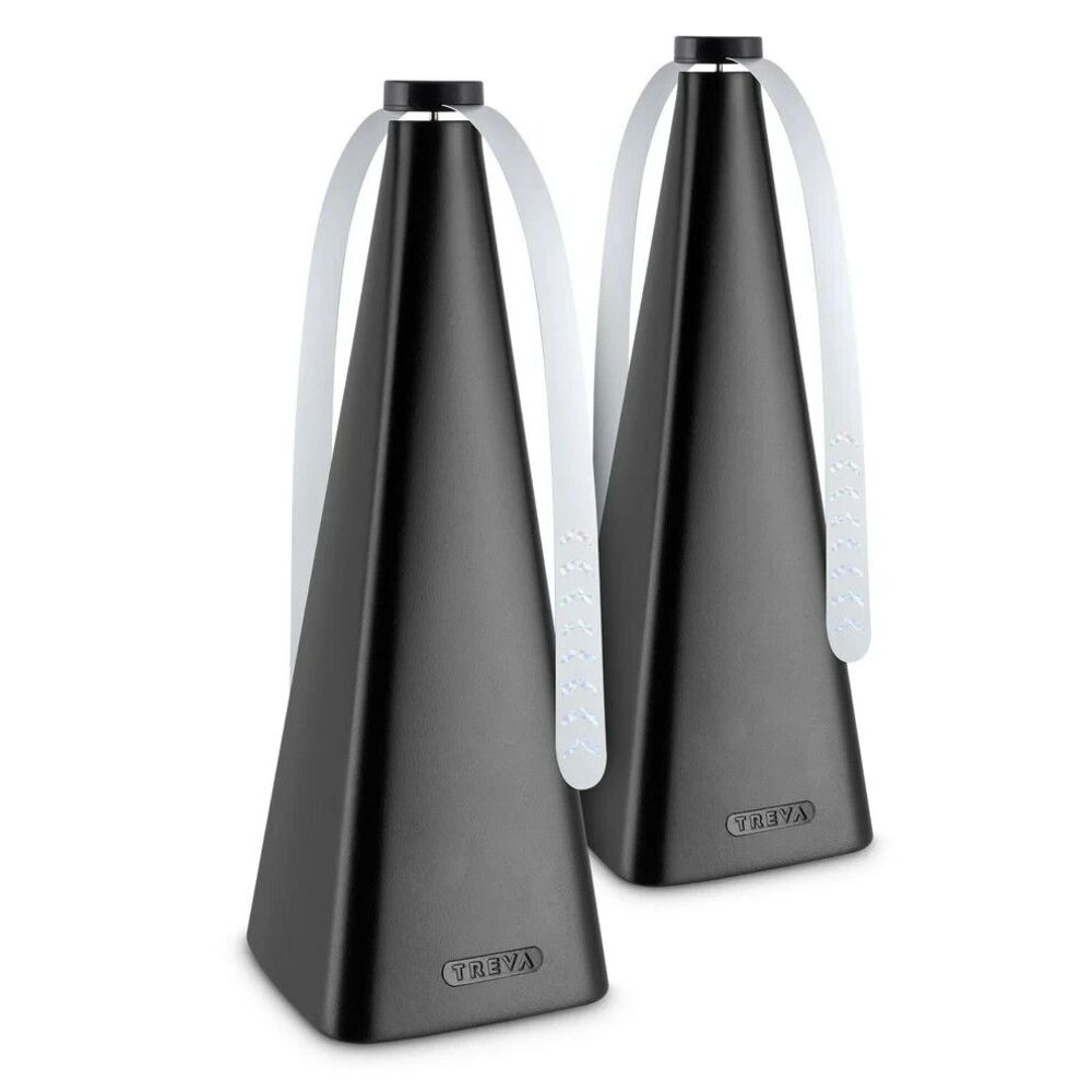 NEW LOT of 2 Treva Chemical Free Table Top Bug Repellent Deterrent Fans Portable